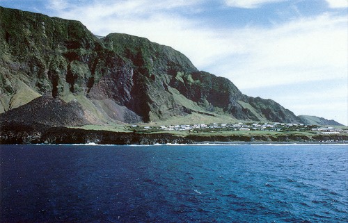 Edinburgh and the 1961 
volcanic cone